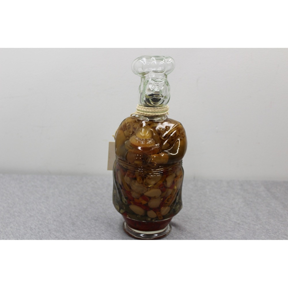 Shonfeld's Vinegar Bottle Unisex OS Brown Chef Garden Delights Decorative Glass